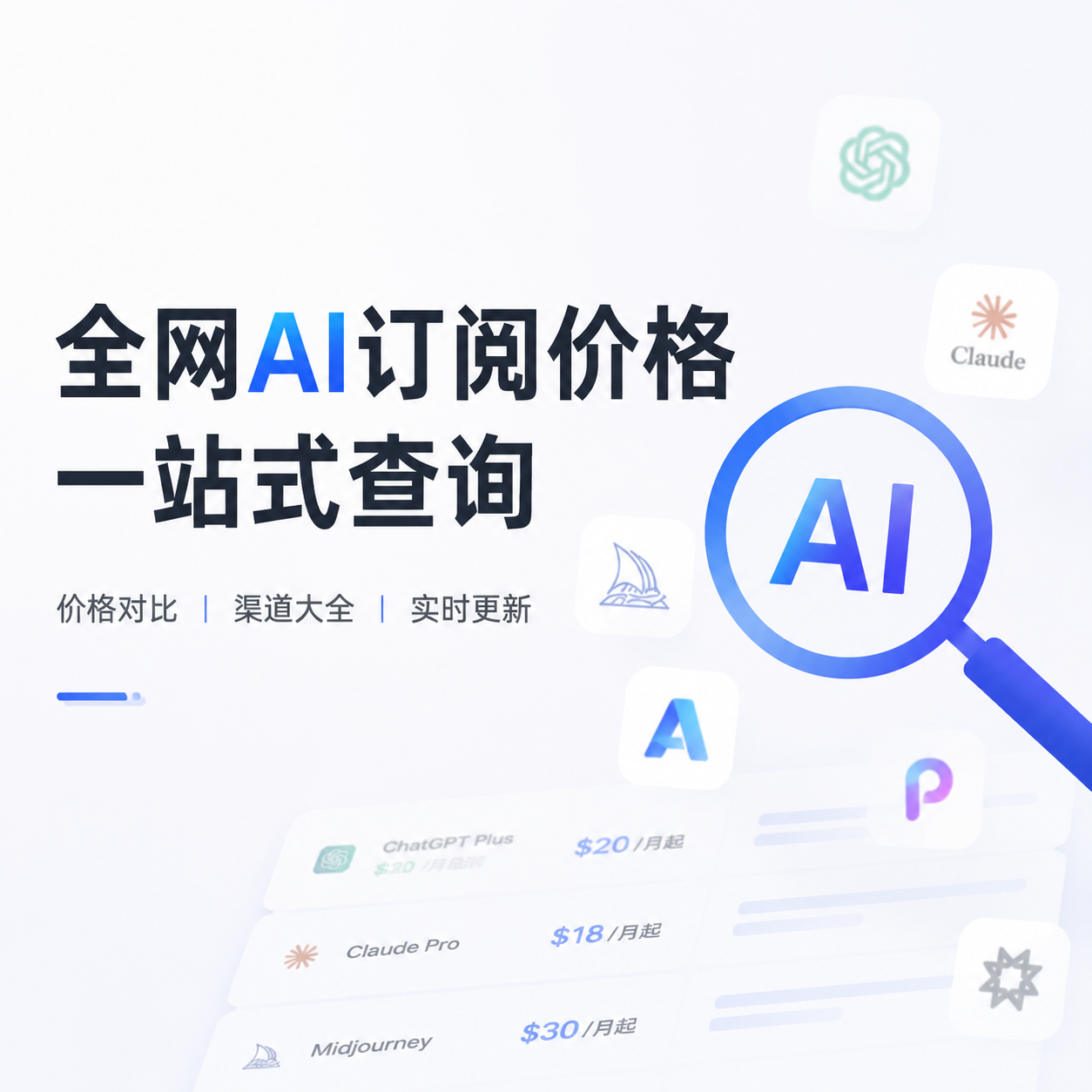 OpenPrice:做全网最透明的 AI 订阅价格情报站